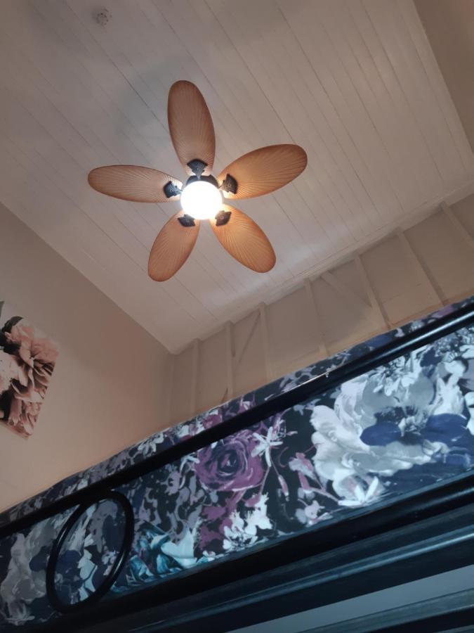 Travellers Paradise Κερνς Εξωτερικό φωτογραφία A ceiling fan with a light kit
